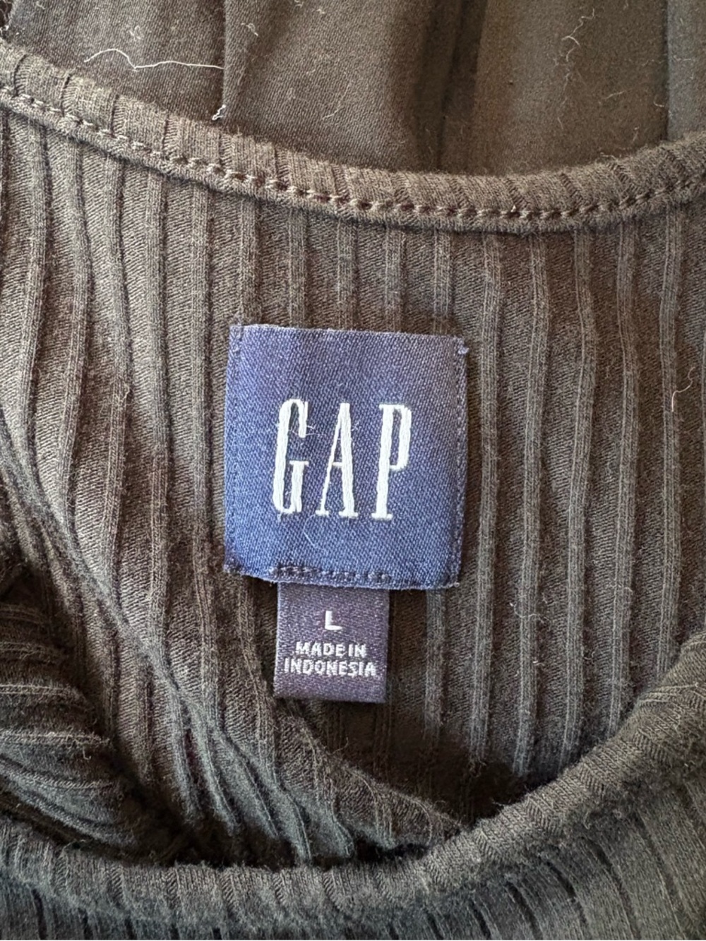 GAP Black Tiered Maxi Dress with Ruffle Shoulders- Size Large - Picture 9 of 10